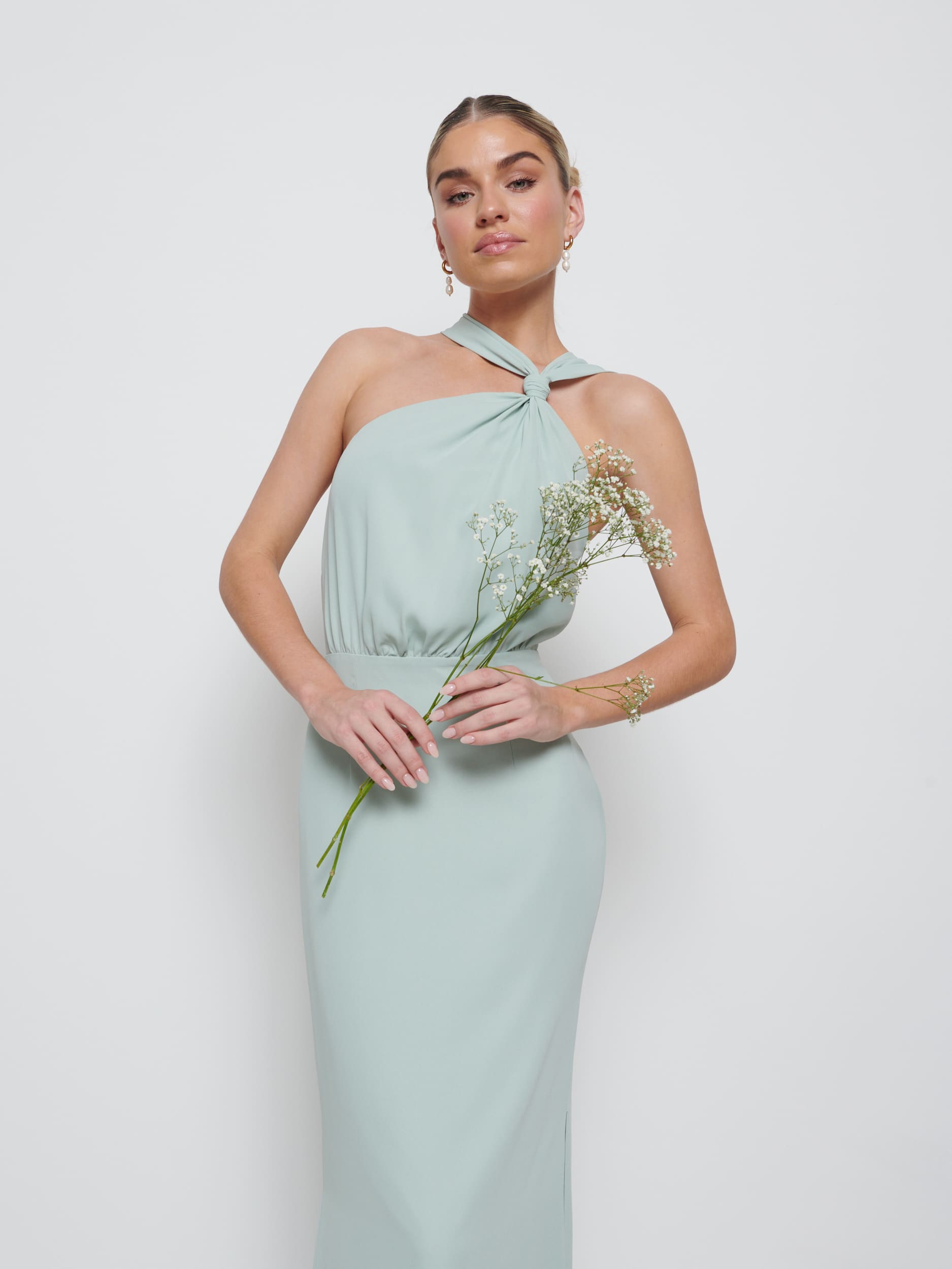 Milly Chiffon Bridesmaid Dress - Sage